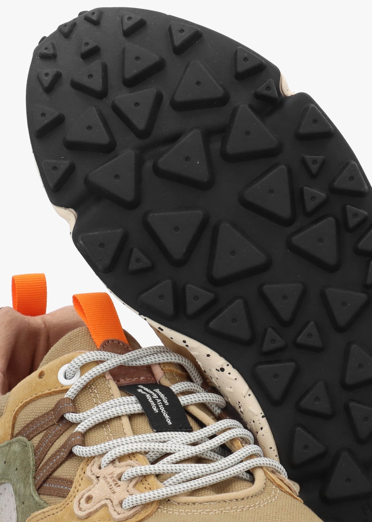 Men’s Yamano 3 Kaki Military Canvas & Suede Trainers