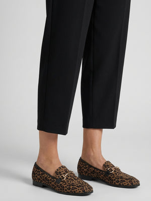 Loafie Leopard Snaffle Loafers