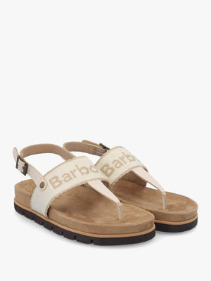 Lumley Beige Toe Post Sandals