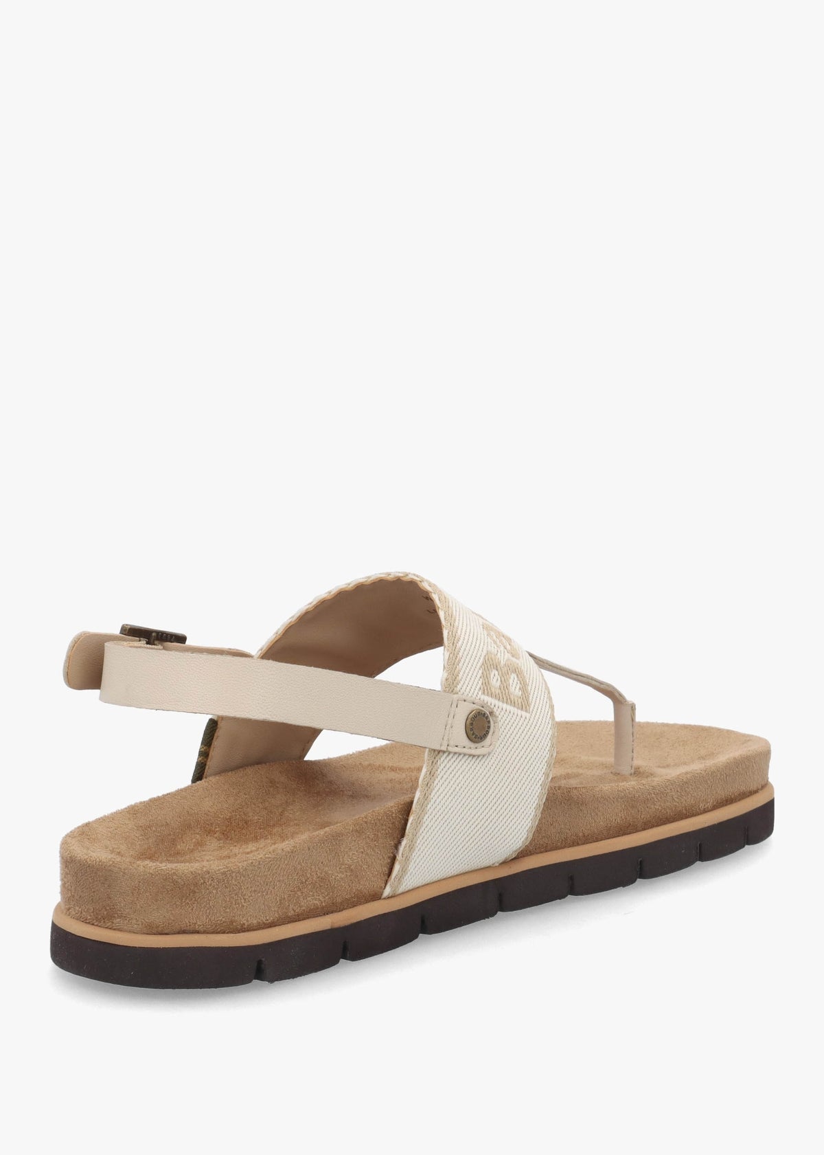 Lumley Beige Toe Post Sandals