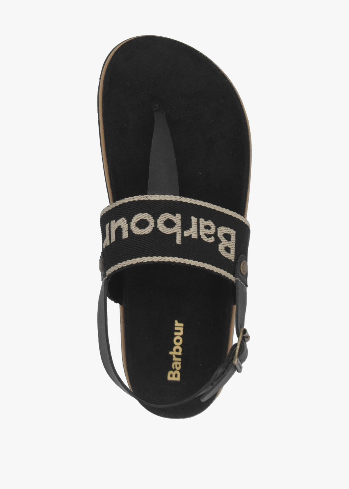Lumley Black Toe Post Sandals