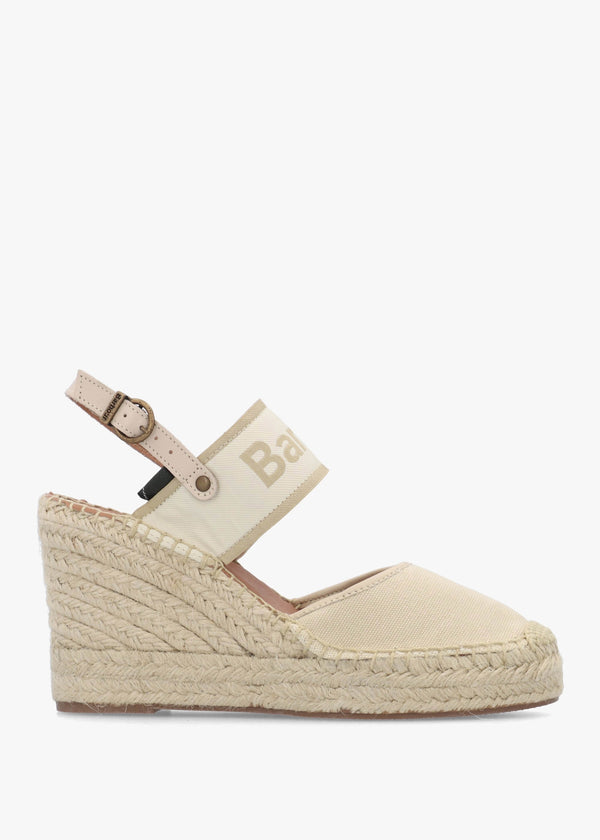 Lyndhurst Beige Wedge Espadrilles