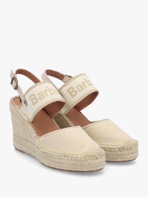 Lyndhurst Beige Wedge Espadrilles