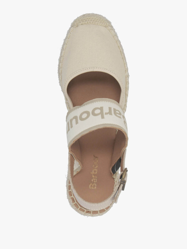Lyndhurst Beige Wedge Espadrilles