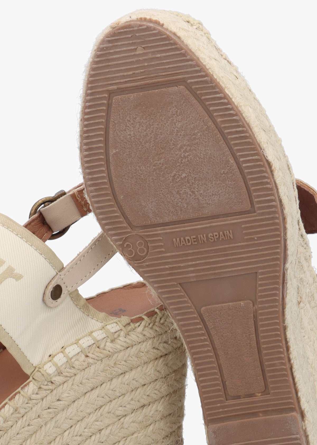 Lyndhurst Beige Wedge Espadrilles