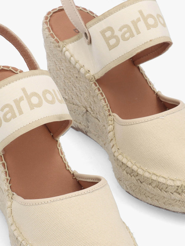 Lyndhurst Beige Wedge Espadrilles