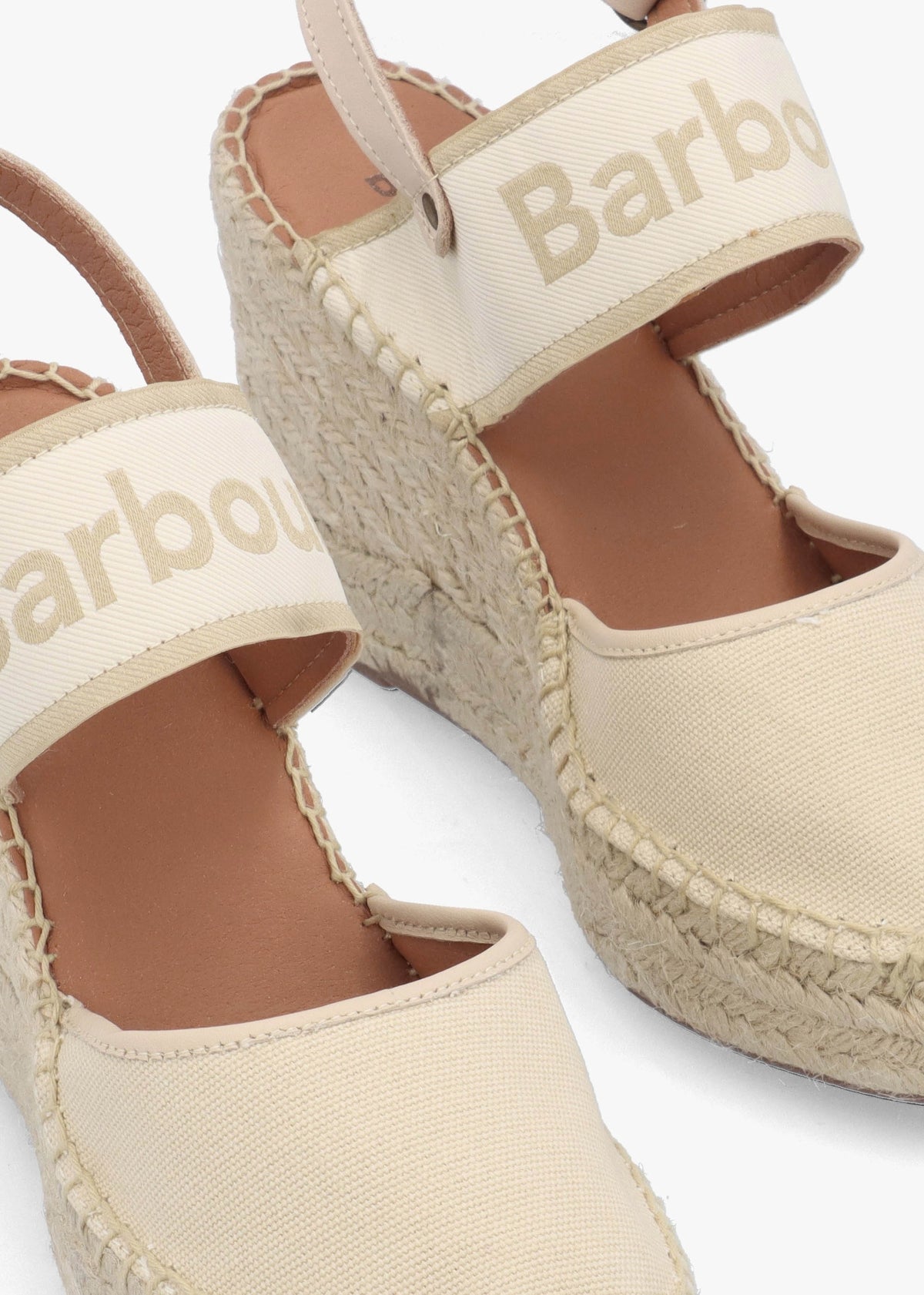 Lyndhurst Beige Wedge Espadrilles