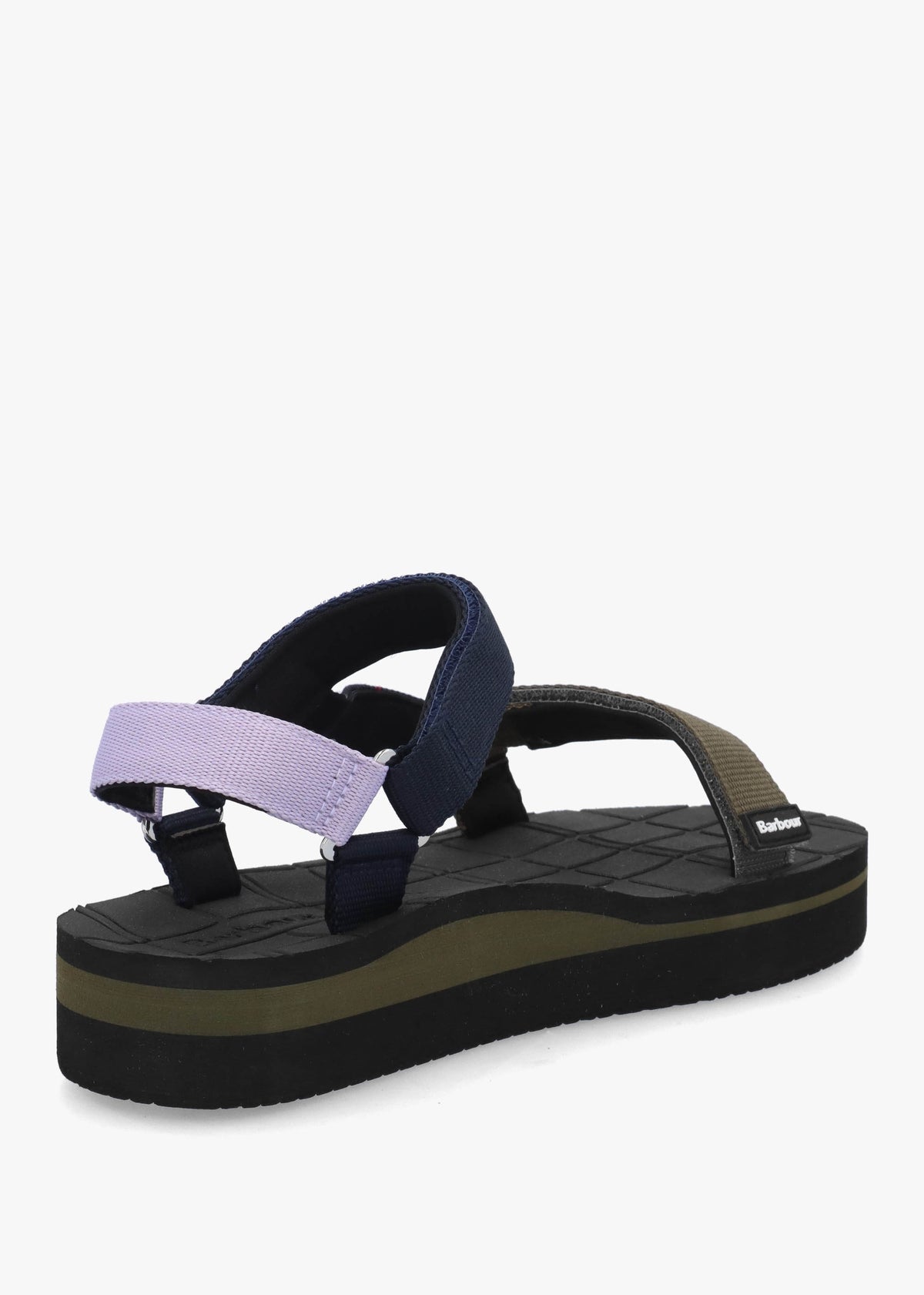 Mila Olive & Navy Sandals