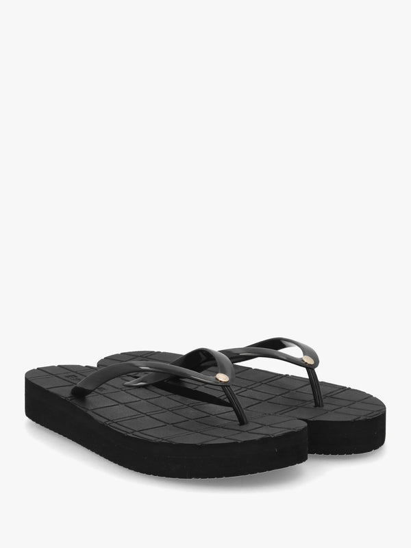 Tilda Black Toe Post Flip Flops