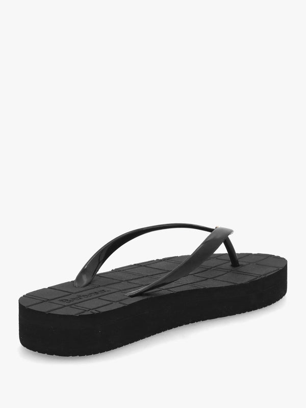 Tilda Black Toe Post Flip Flops