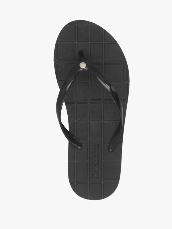 Tilda Black Toe Post Flip Flops