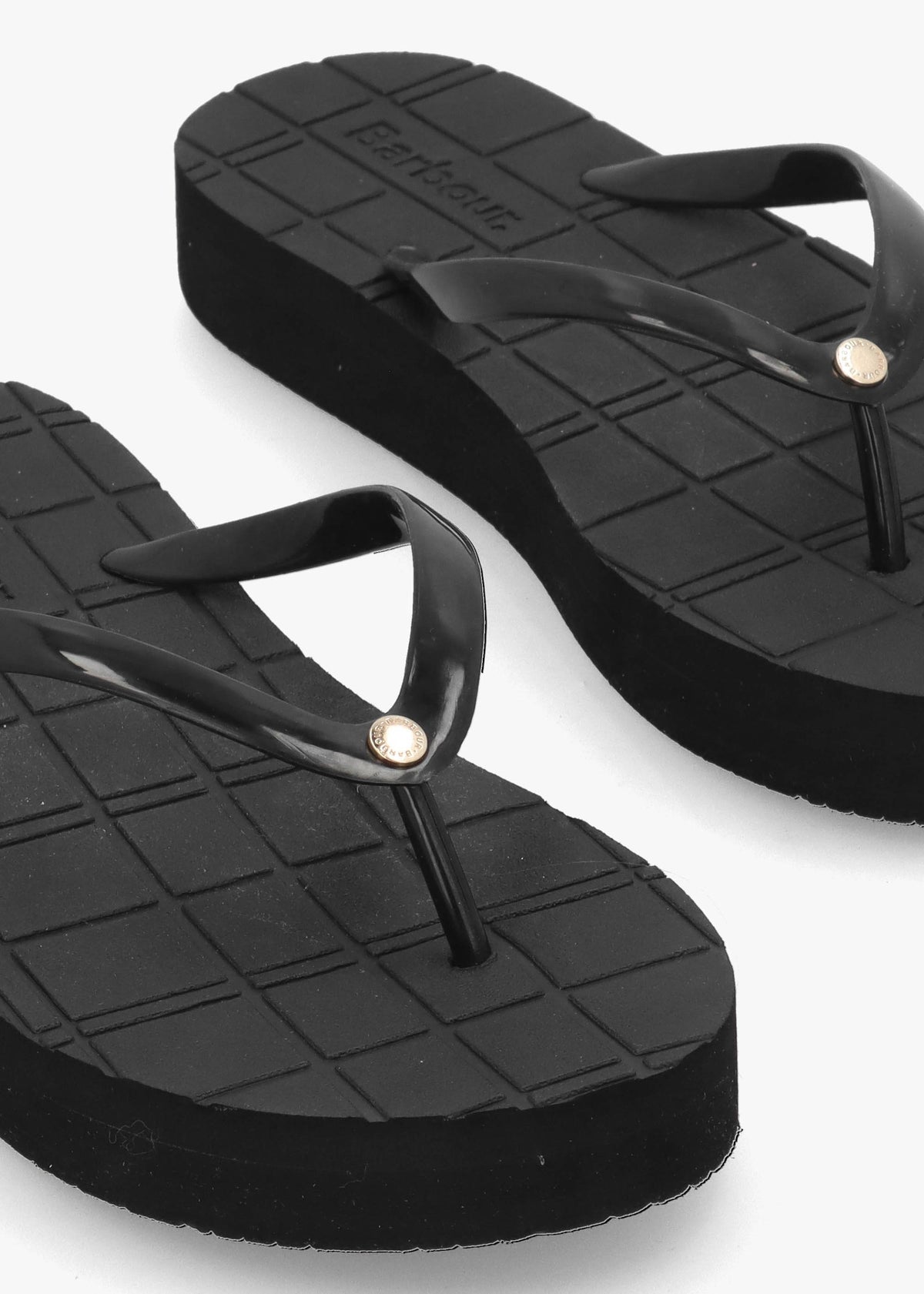 Tilda Black Toe Post Flip Flops