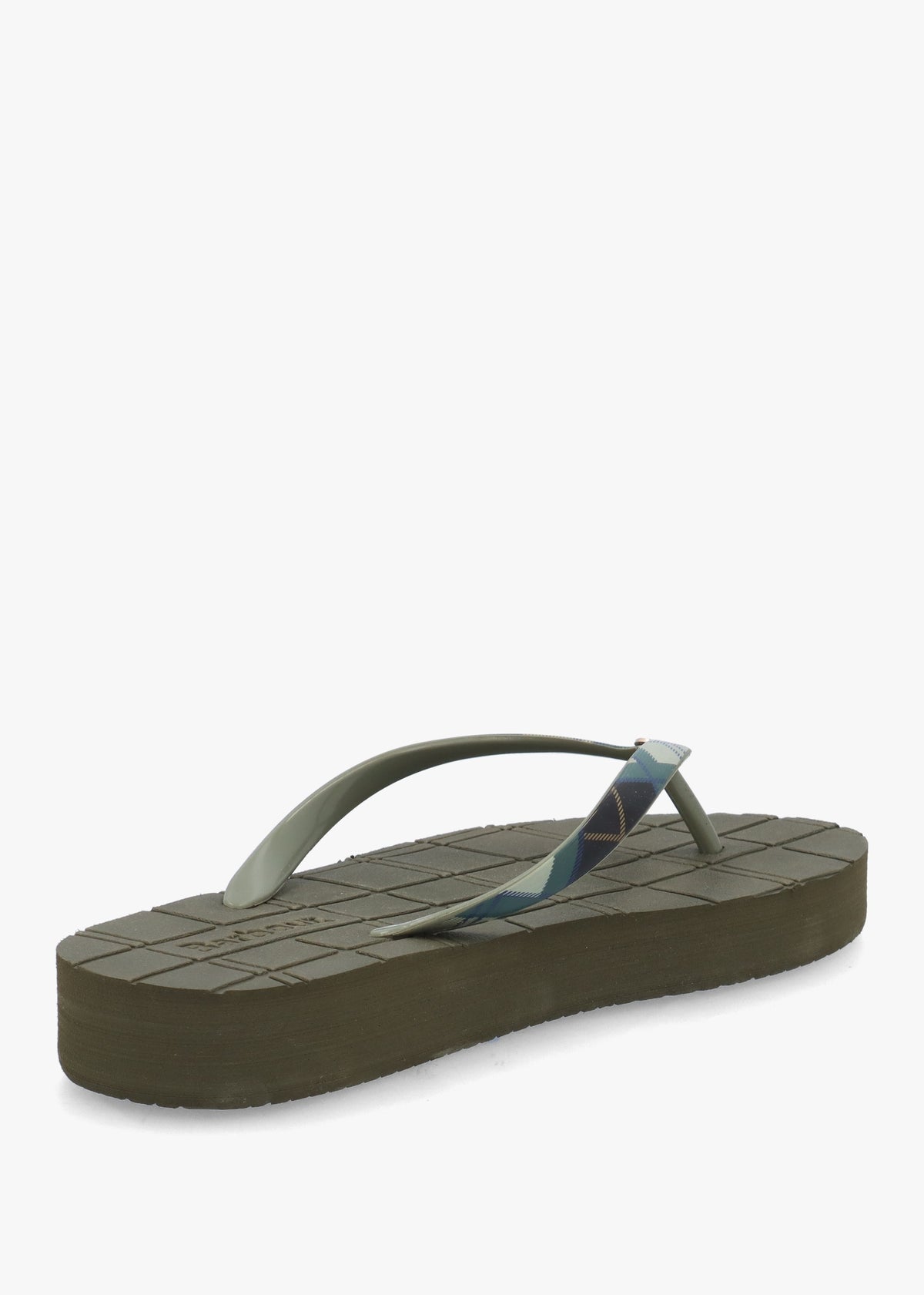 Tilda Olive Toe Post Flip Flops