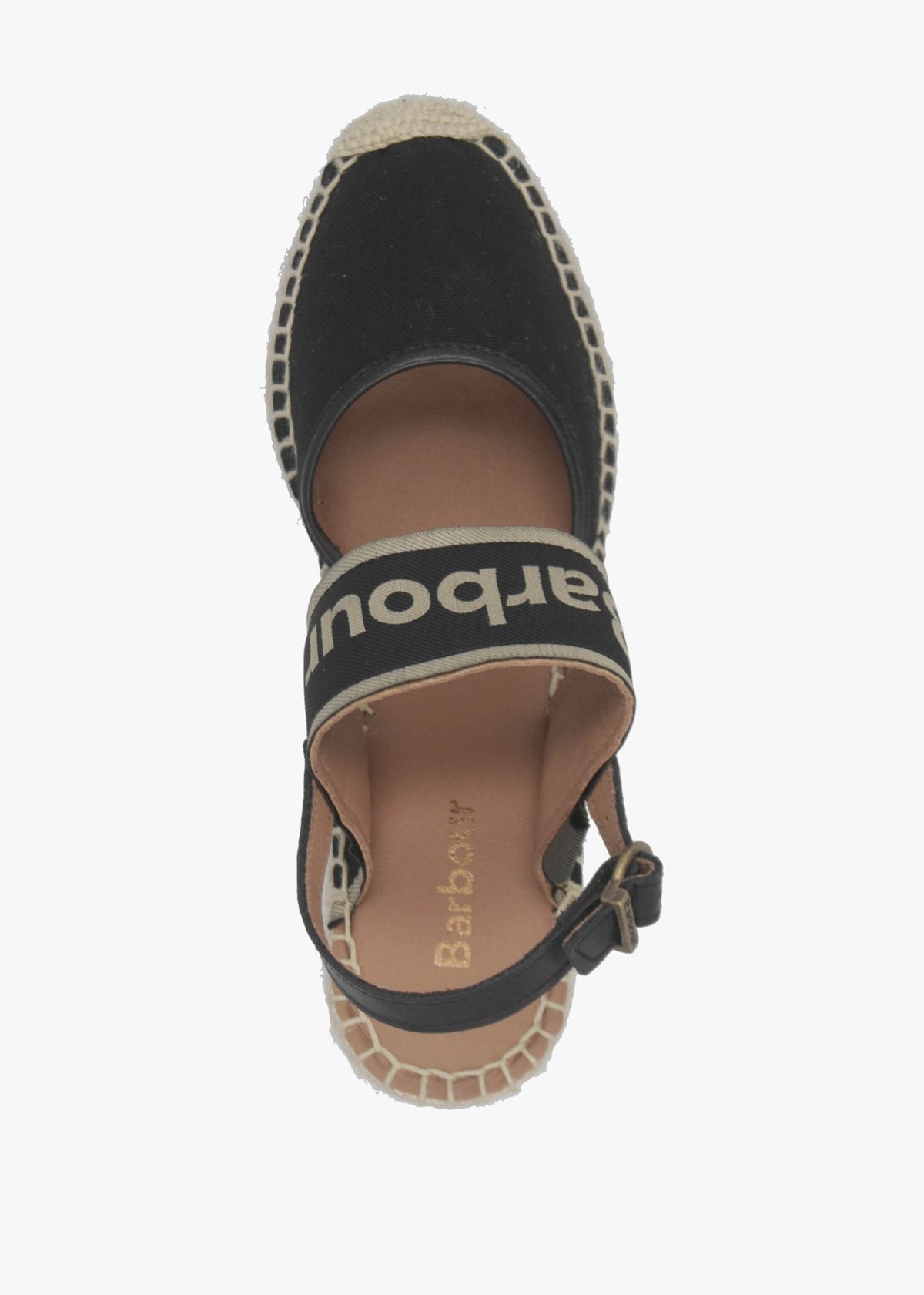 Lyndhurst Black Wedge Espadrilles