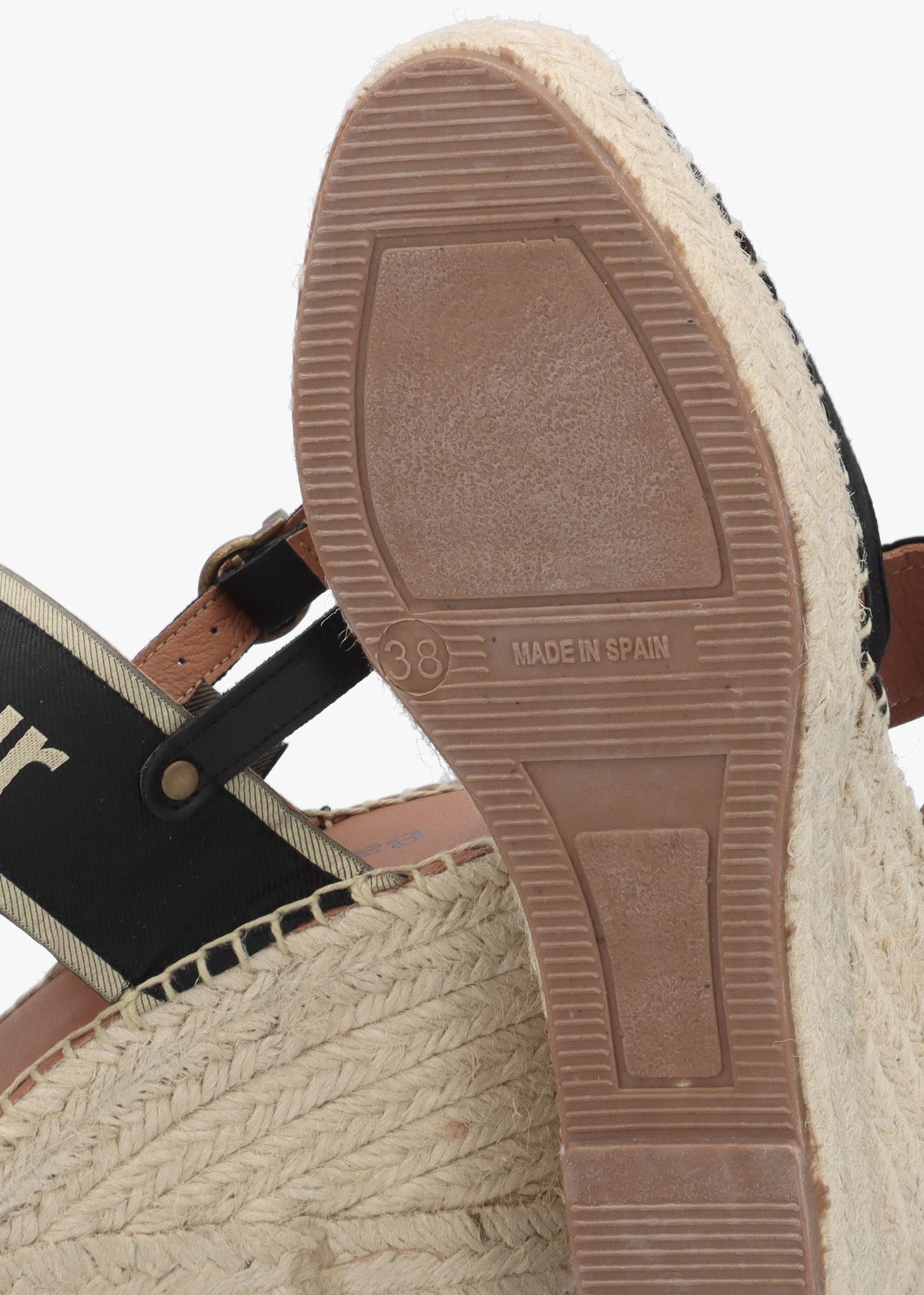 Lyndhurst Black Wedge Espadrilles