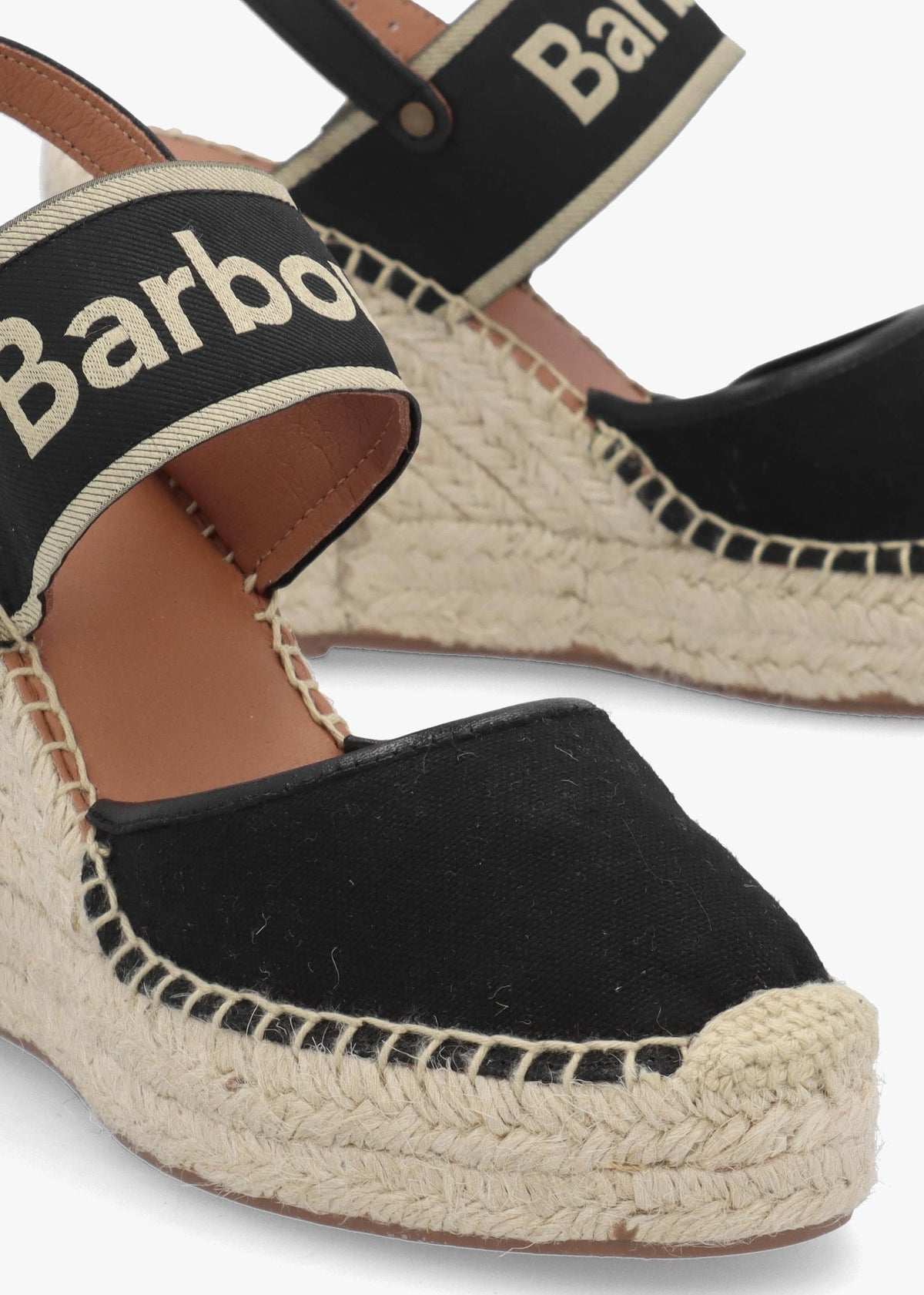 Lyndhurst Black Wedge Espadrilles