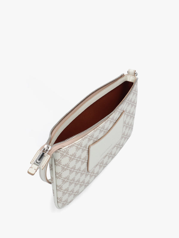 Bosa Mini Fancy Anitque White Shoulder Pochette Bag