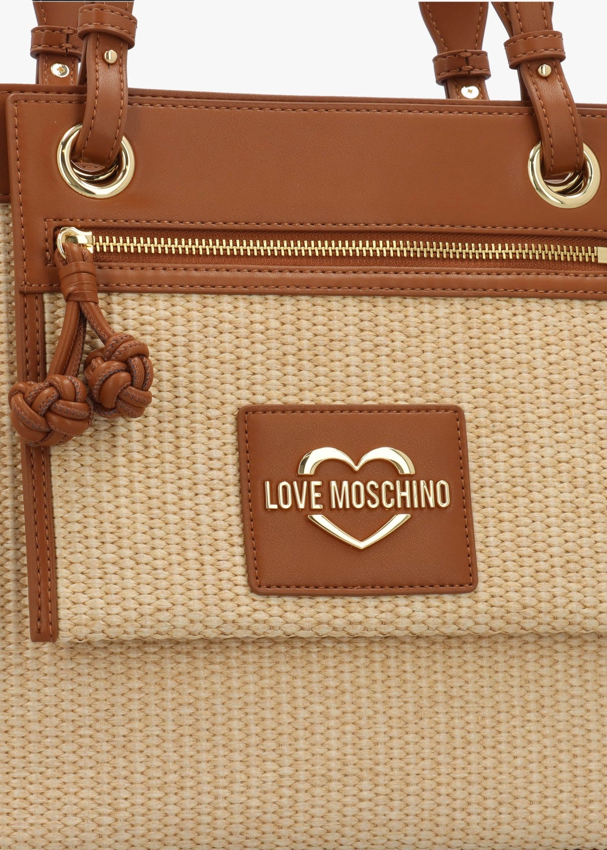 Straw Chic Cuoio Tote Bag
