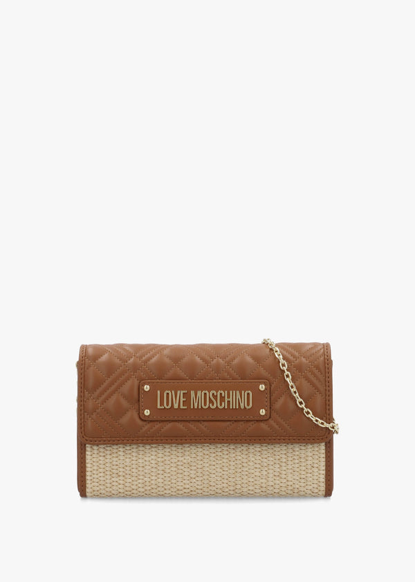Straw Chic Cuoio Cross-Body Bag