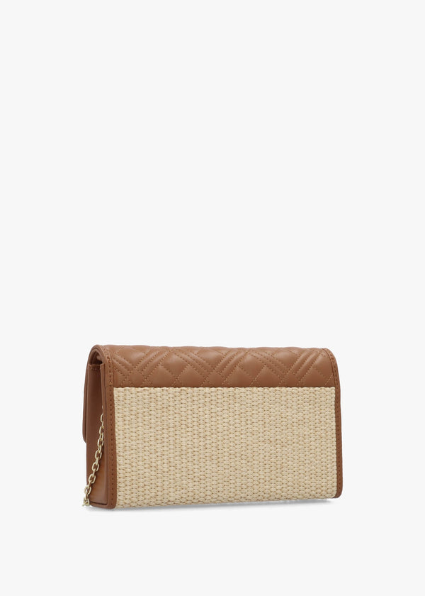 Straw Chic Cuoio Cross-Body Bag