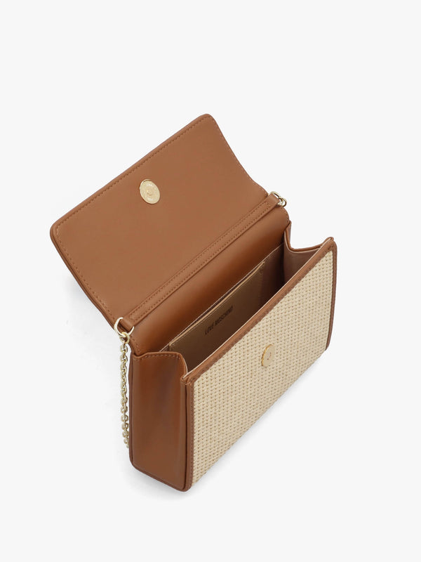 Straw Chic Cuoio Cross-Body Bag