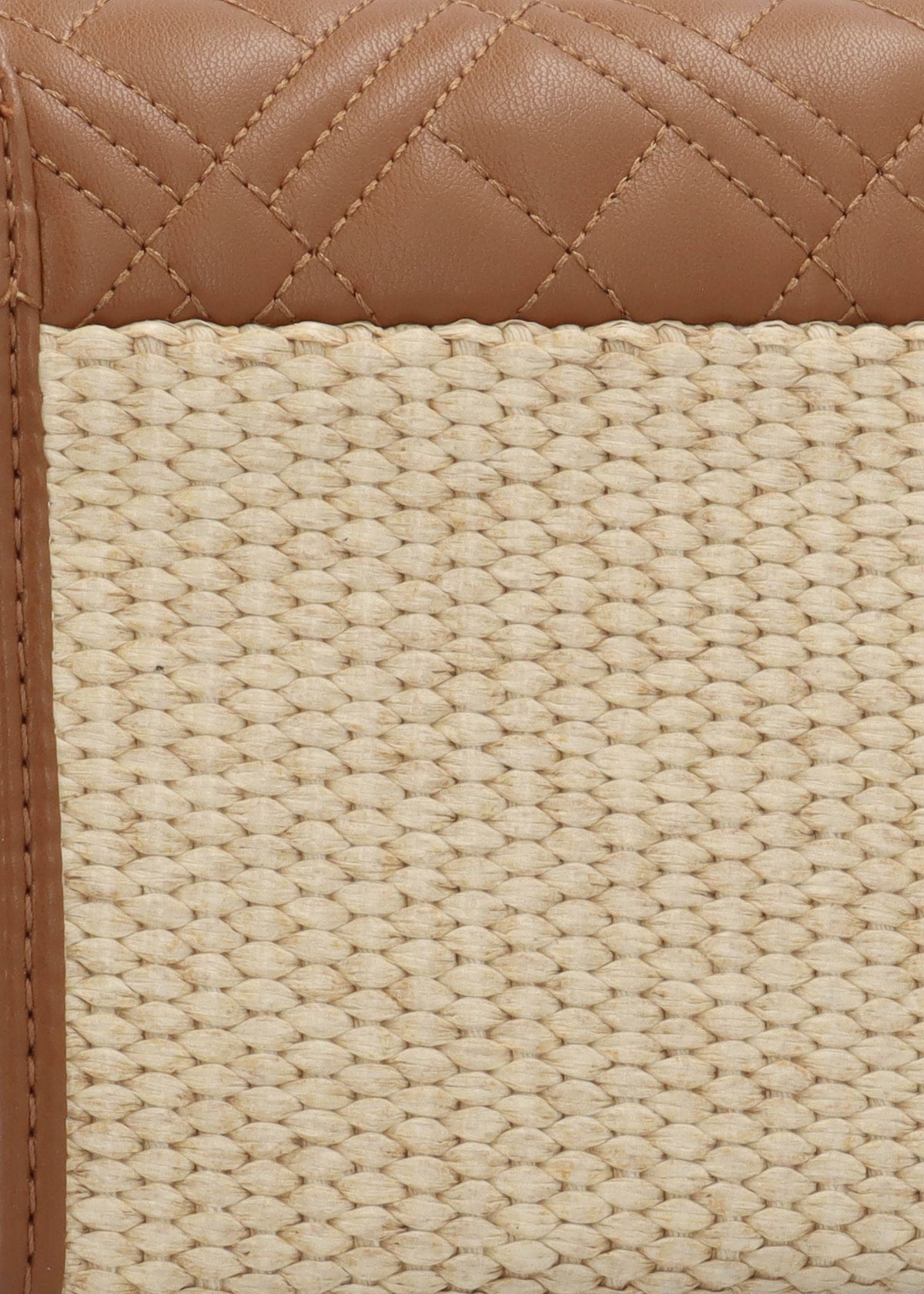 Straw Chic Cuoio Cross-Body Bag