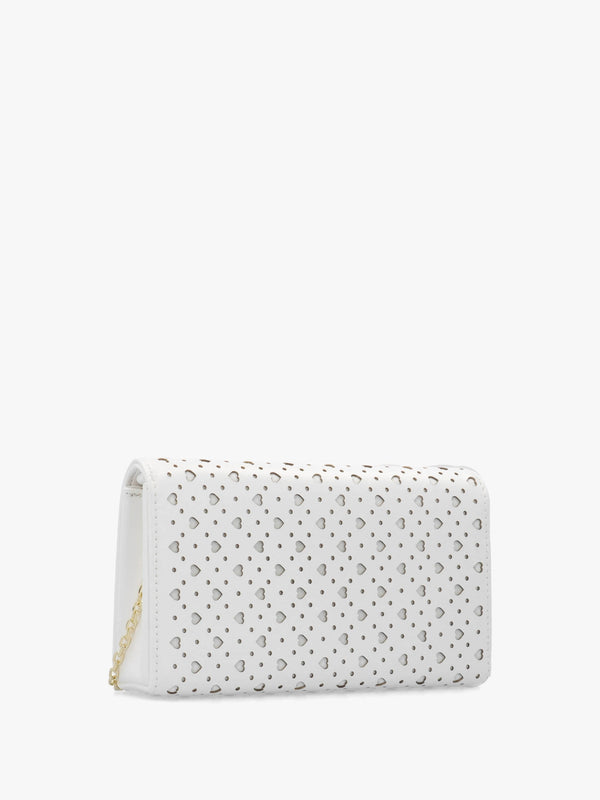 Heart Basket Bianco Cross-Body Bag