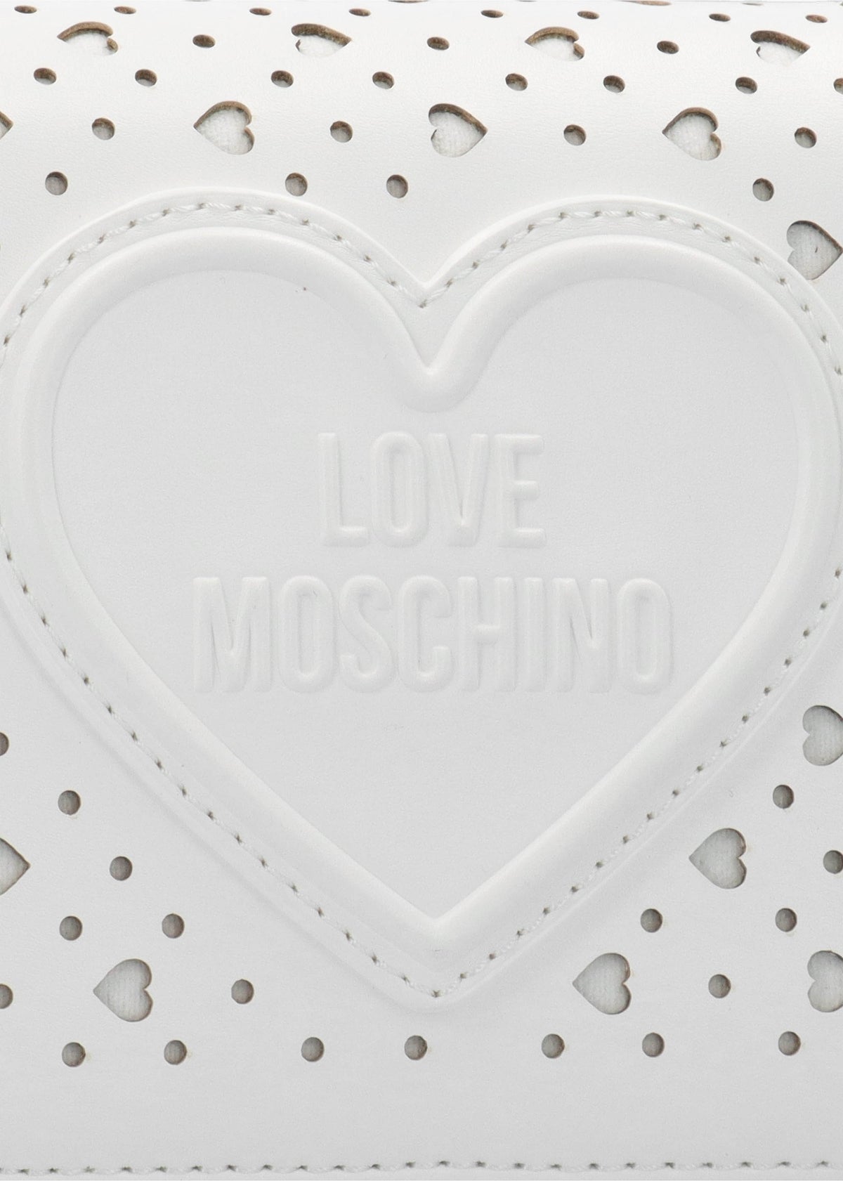 Heart Basket Bianco Cross-Body Bag