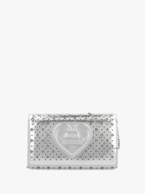 Heart Basket Argento Cross-Body Bag