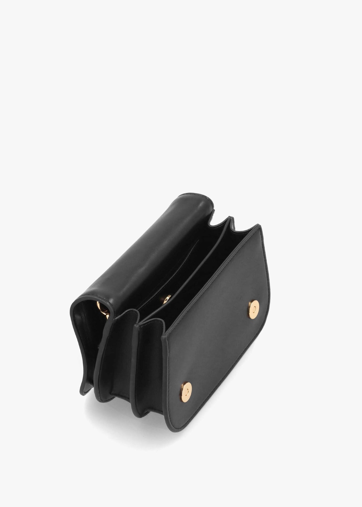 Quilted Nero Embossed Top Handle Shoulder Bag
