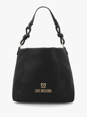 Cord Trick Large Nero Shoulder Bag