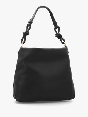 Cord Trick Large Nero Shoulder Bag