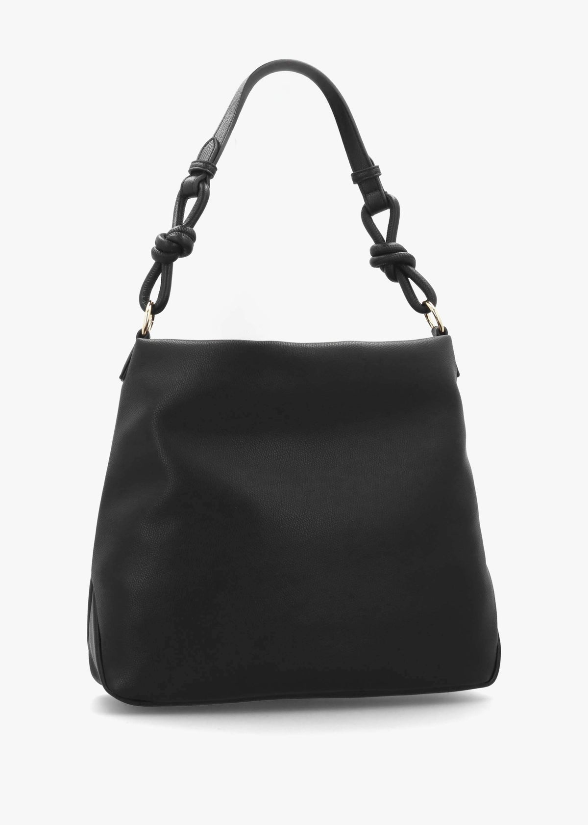 Cord Trick Large Nero Shoulder Bag