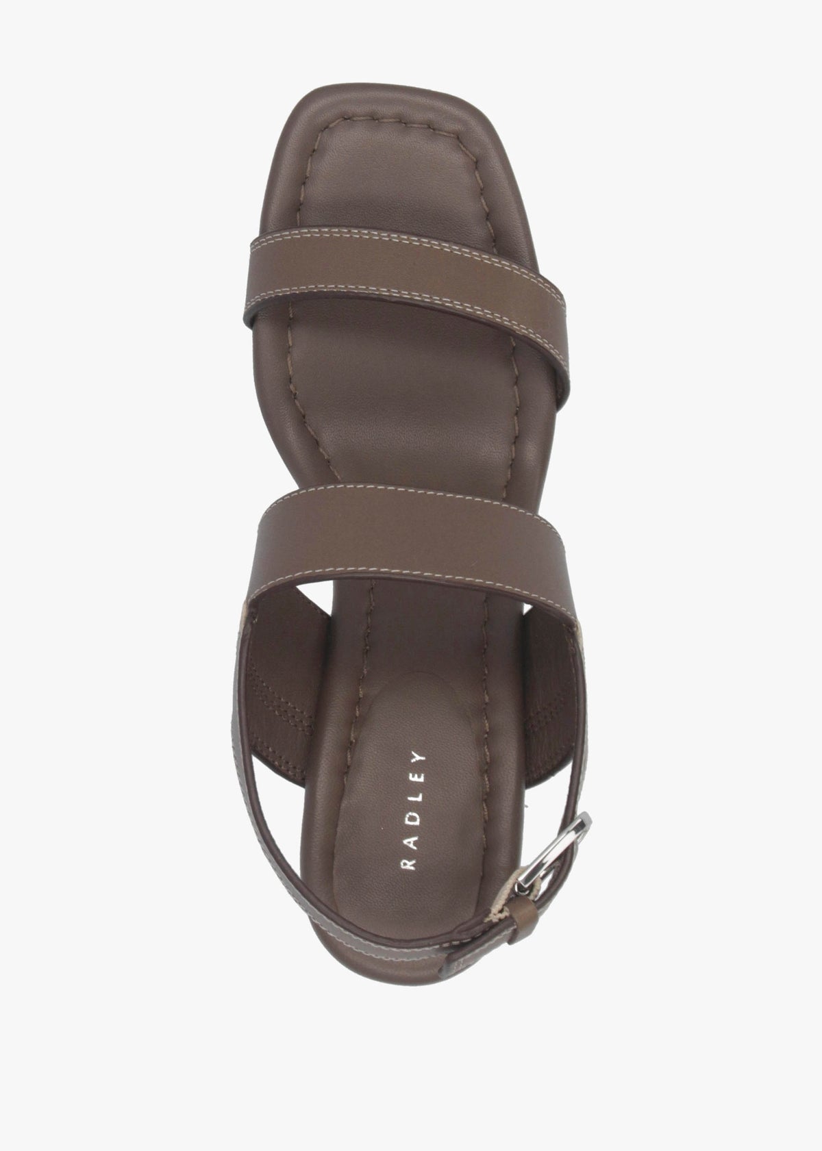 The Goldborne Acorn Leather Block Heel Sandals