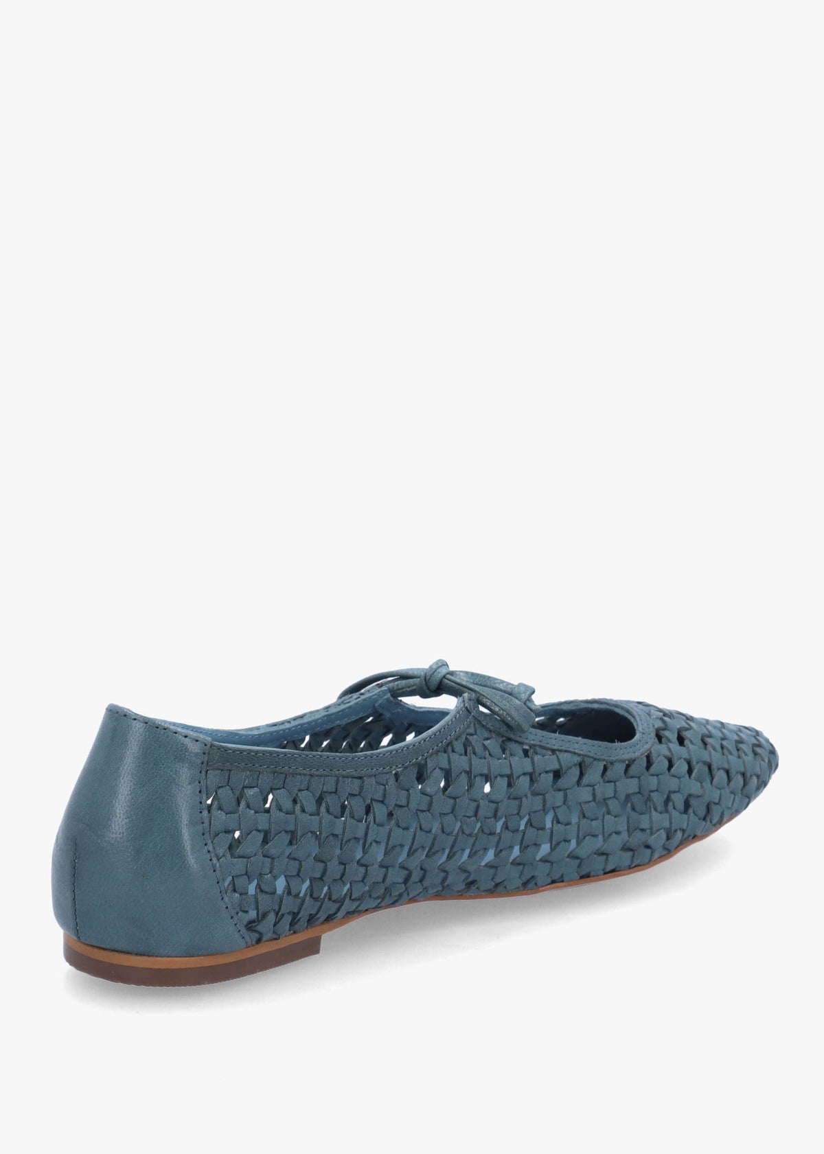 The Camden Steel Leather Ballet Pumps