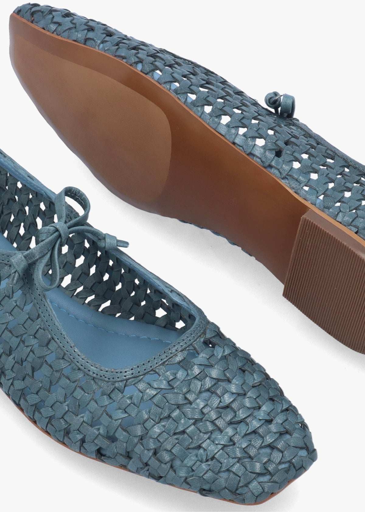 The Camden Steel Leather Ballet Pumps