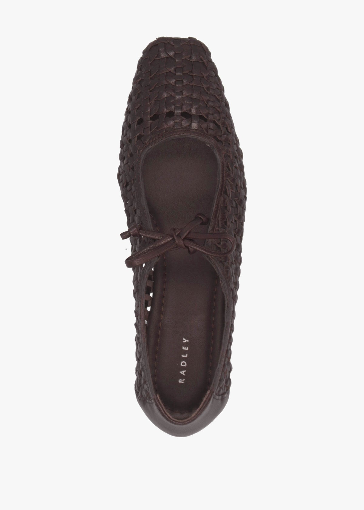 The Camden Chocolate Leather Ballet Pumps