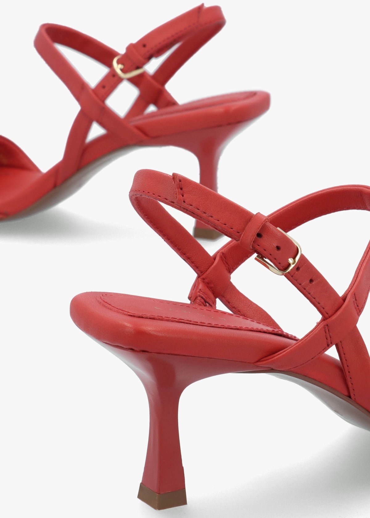 Meadow Road Flame Leather Heeled Sandals