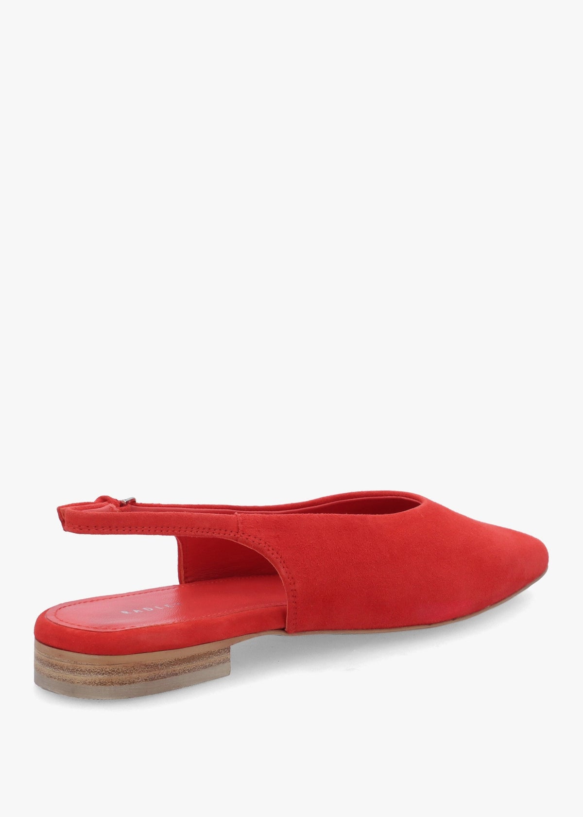 Chiltern Grove Flame Suede Flat Sling Backs