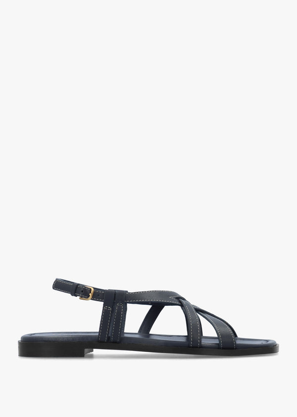 Calvert Way Naval Leather Artisan Sandals