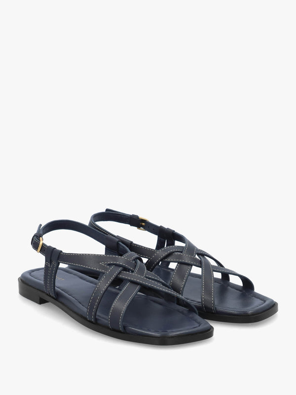 Calvert Way Naval Leather Artisan Sandals