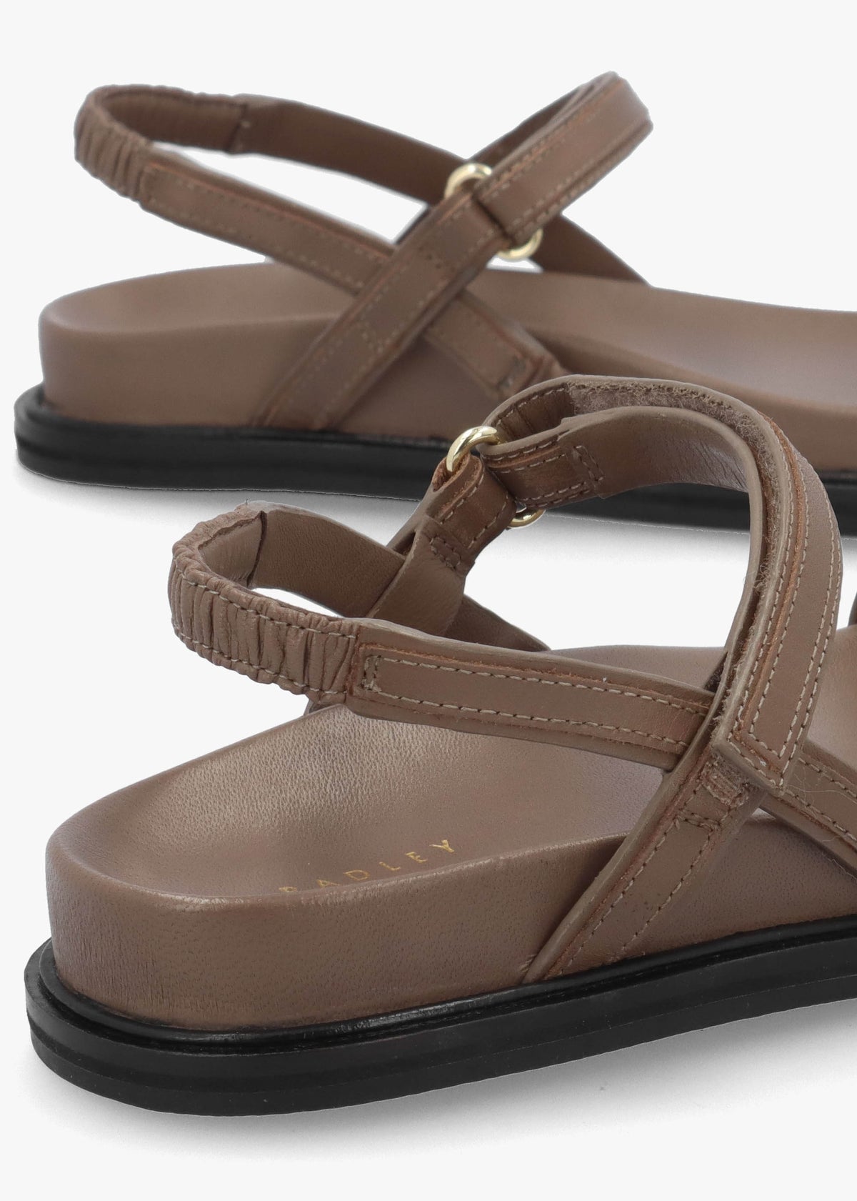 Broadway Market Acorn Leather Sandals