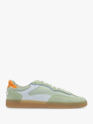 Men's Park Sage Green Nylon & Suede Trainers