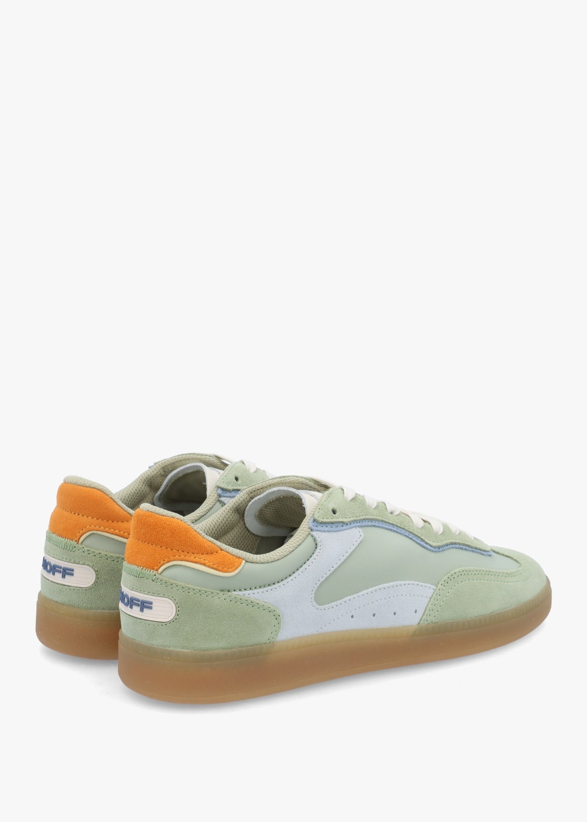Men's Park Sage Green Nylon & Suede Trainers