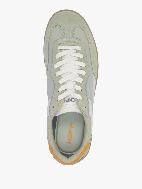 Men's Park Sage Green Nylon & Suede Trainers