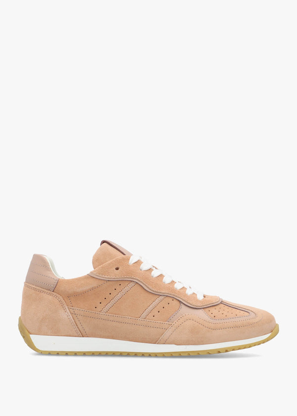 Sarita Nude Suede Runner Trainers