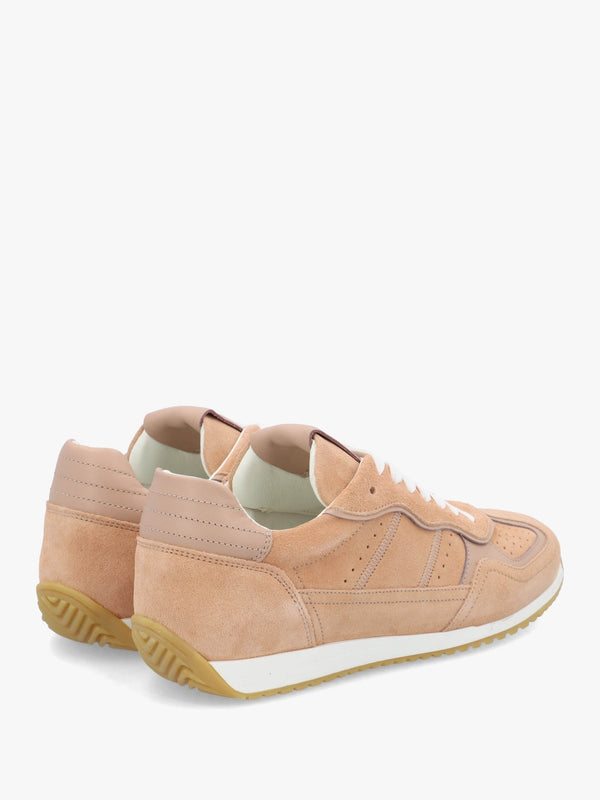 Sarita Nude Suede Runner Trainers