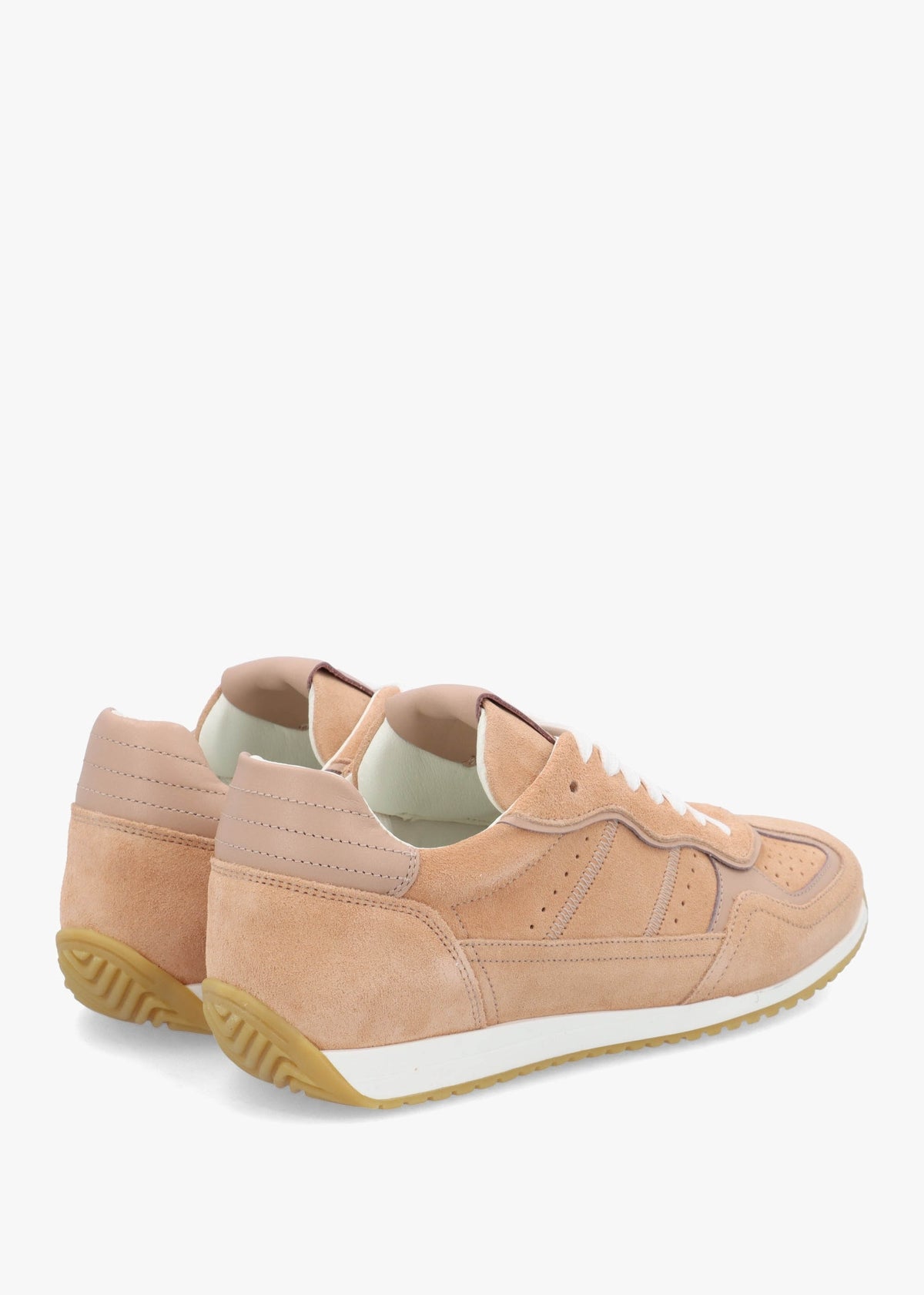 Sarita Nude Suede Runner Trainers