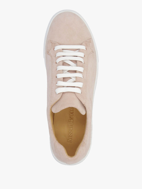 Park Up Pink Suede Flatform Trainers