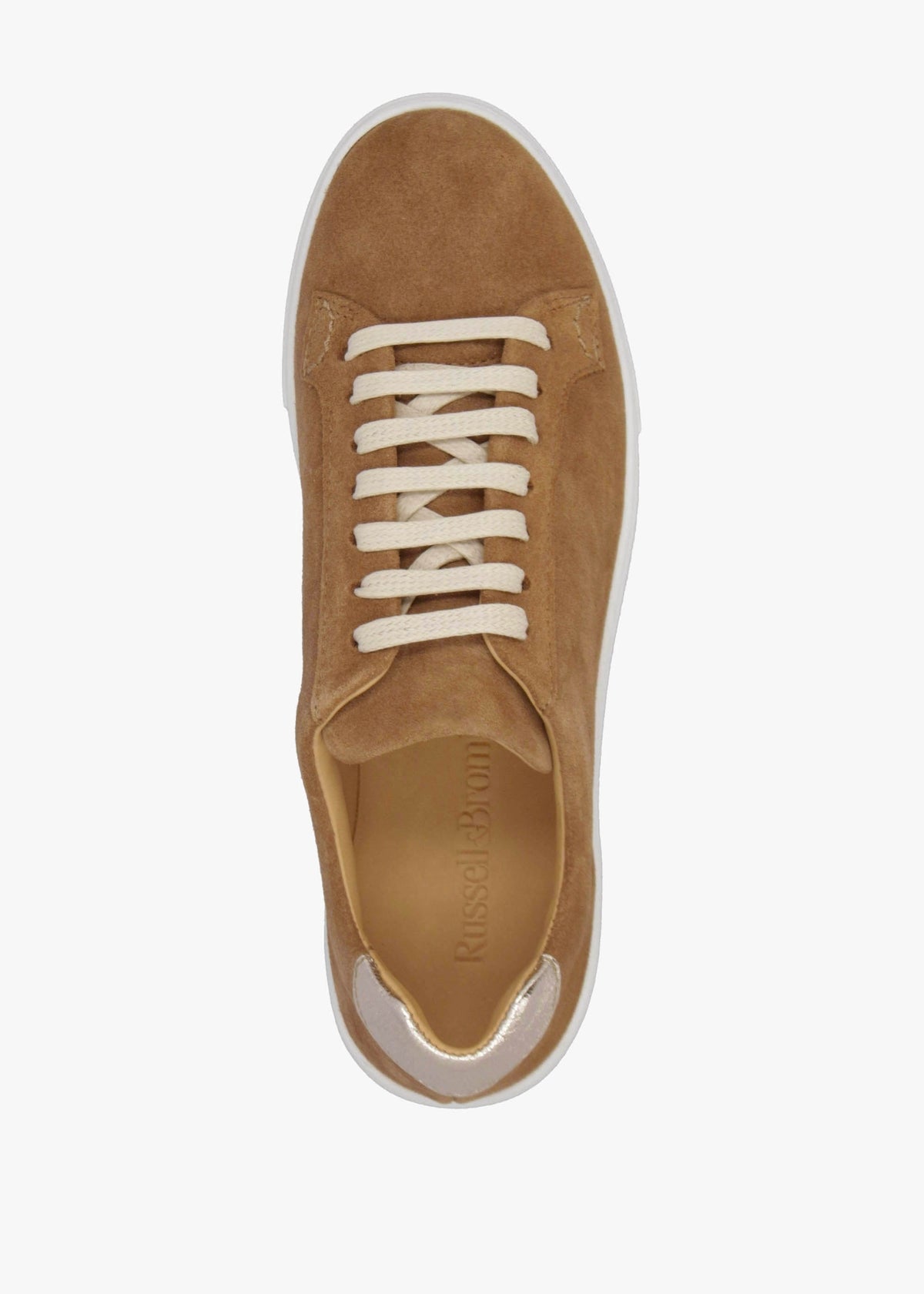 Park Cord Tan Suede Flatform Trainers